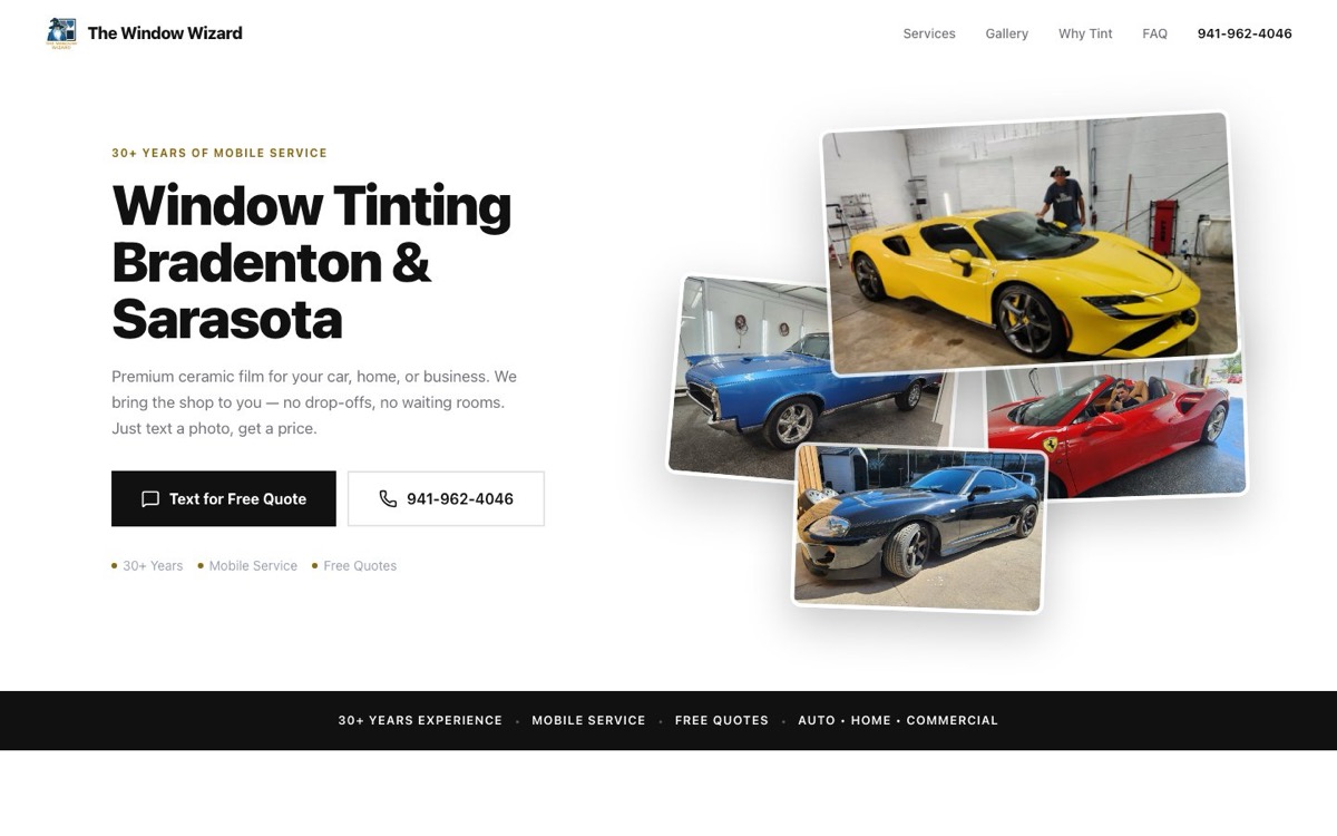 The Window Wizard website